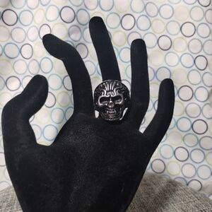 Silver Skull Ring